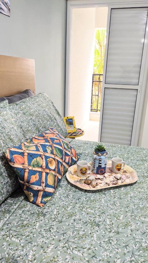 Apto Centro Ubatuba com Varanda Gourmet, Suíte e Piscina Exterior foto