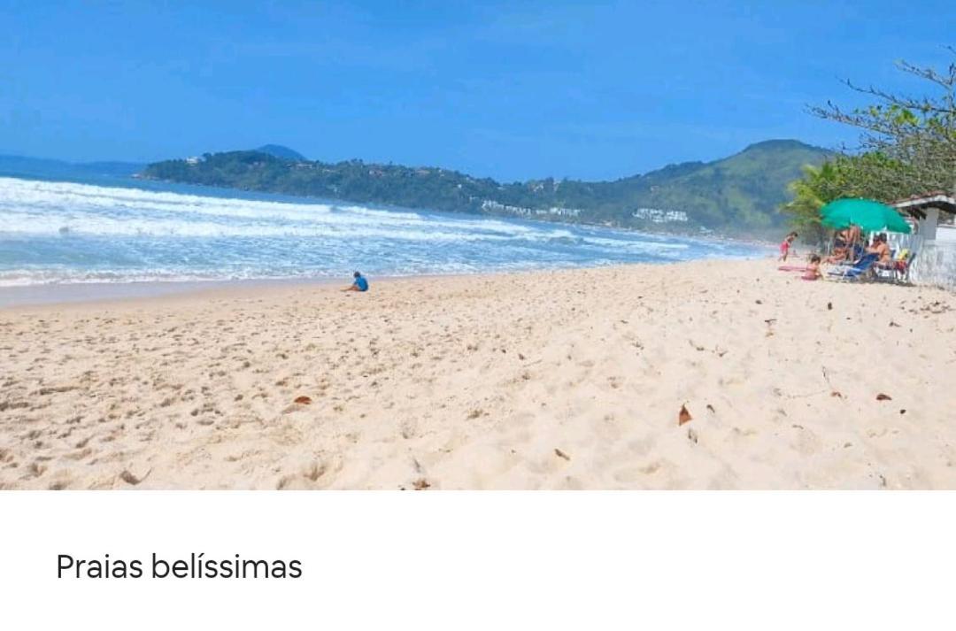 Apto Centro Ubatuba com Varanda Gourmet, Suíte e Piscina Exterior foto
