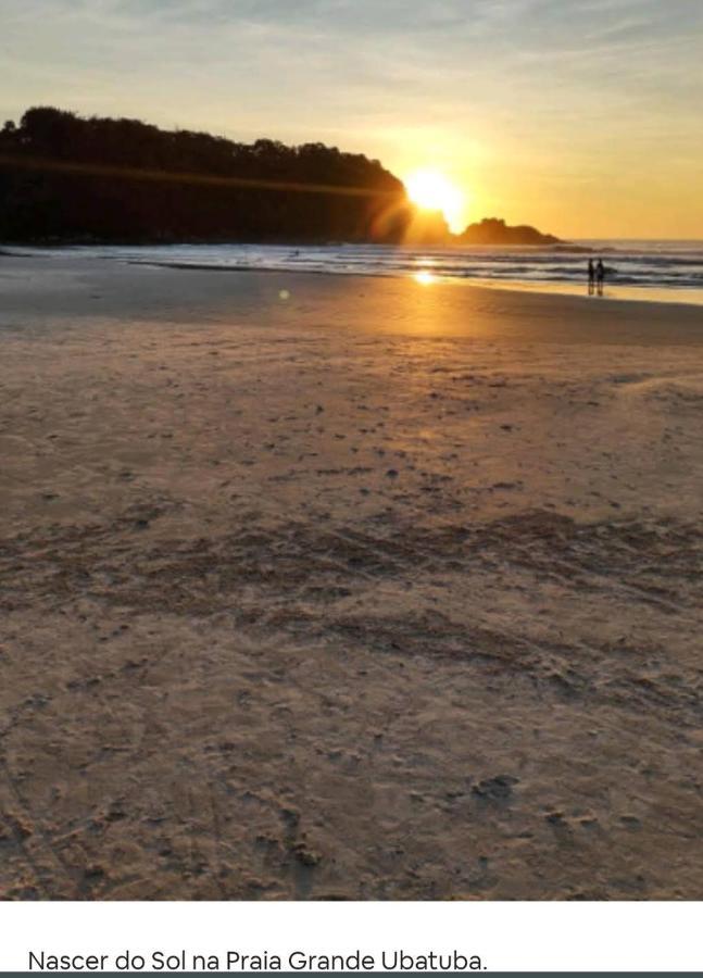 Apto Centro Ubatuba com Varanda Gourmet, Suíte e Piscina Exterior foto